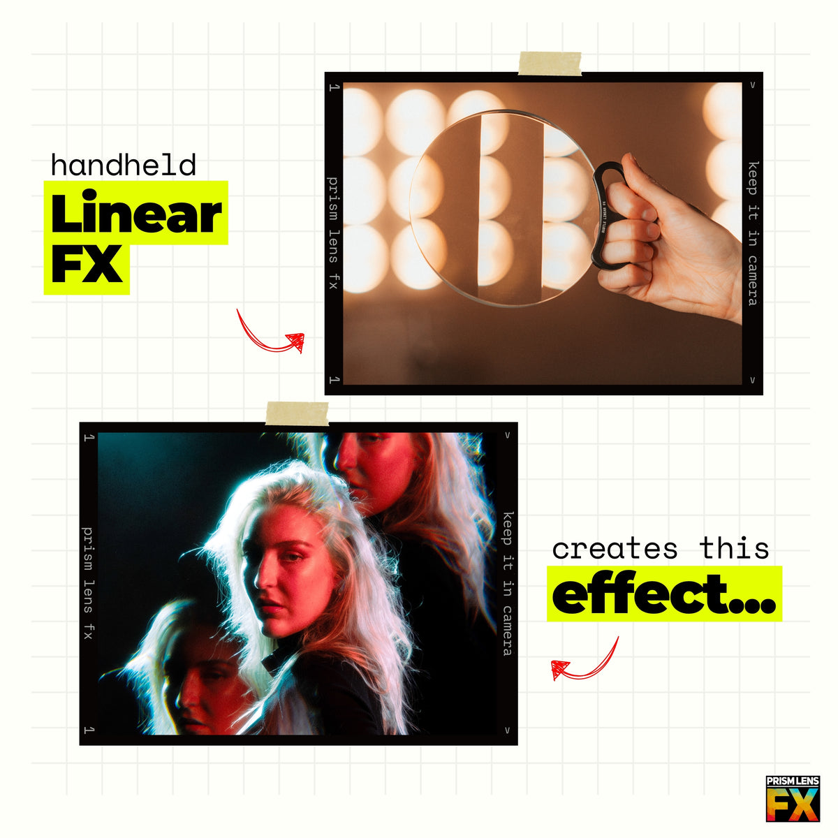 【PRISM LensFX】Linear Prism（棒プリズム） Handheld Linear Prism – Prism Lens Fx