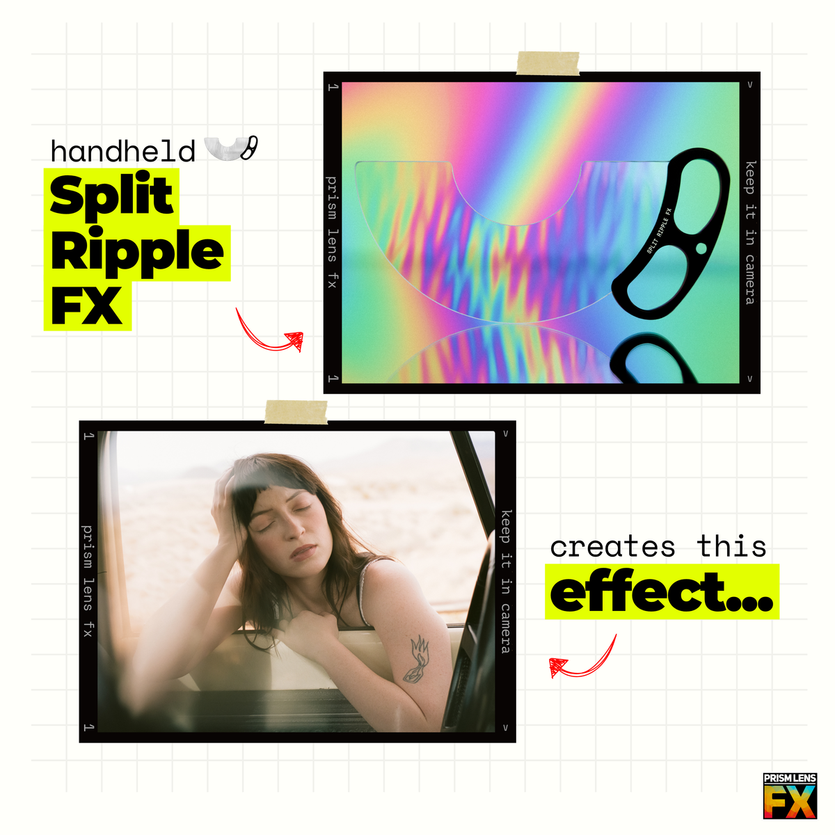 Handheld Split Ripple FX – Prism Lens Fx