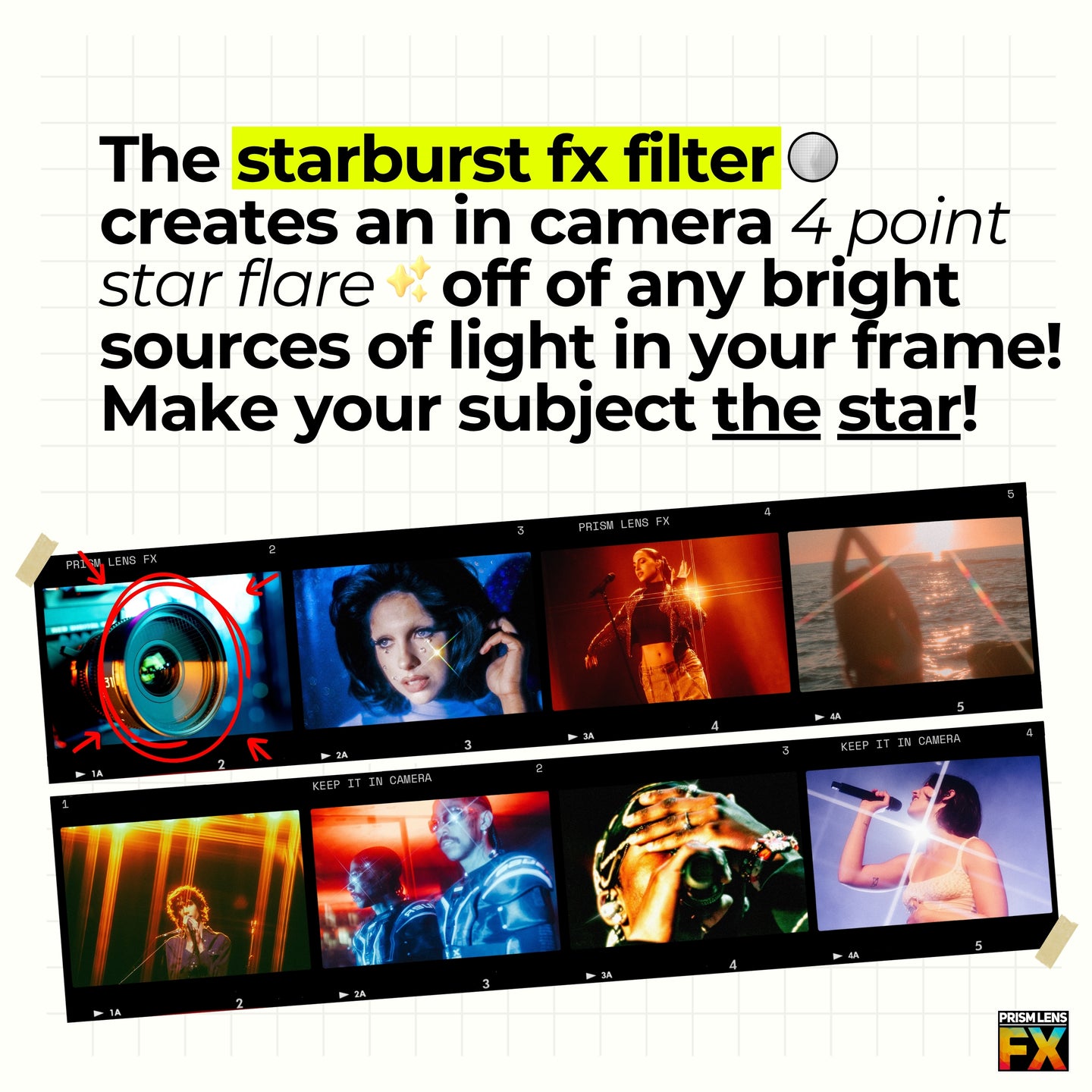 Starburst FX Filter – Prism Lens Fx