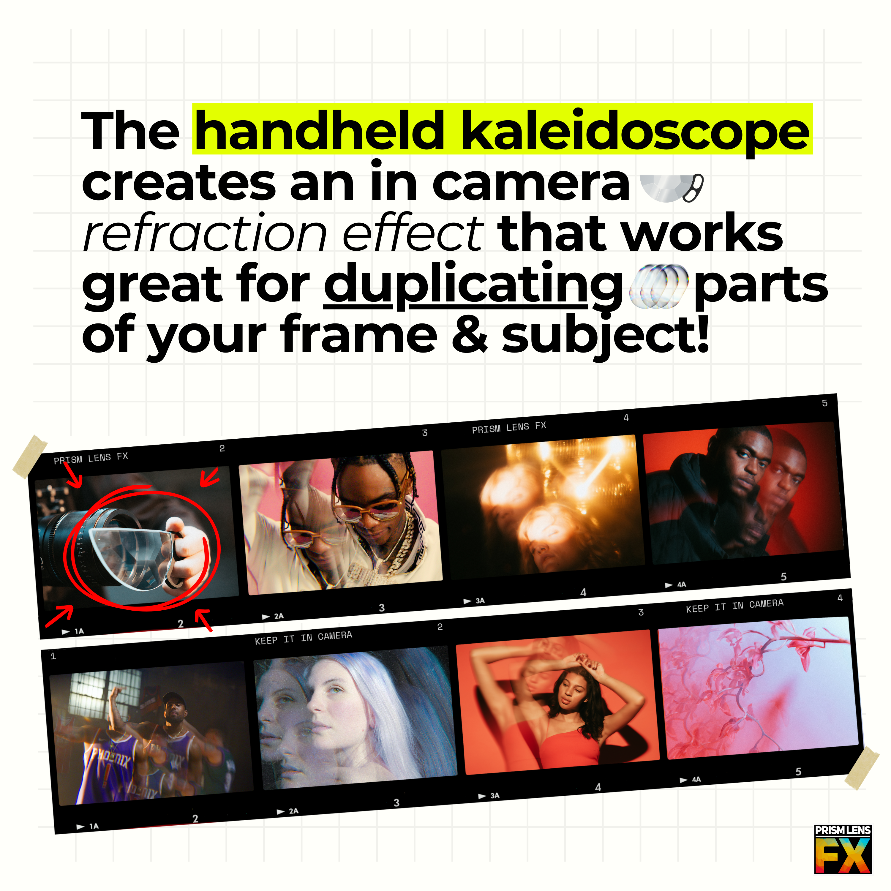 Handheld Kaleidoscope FX Filter