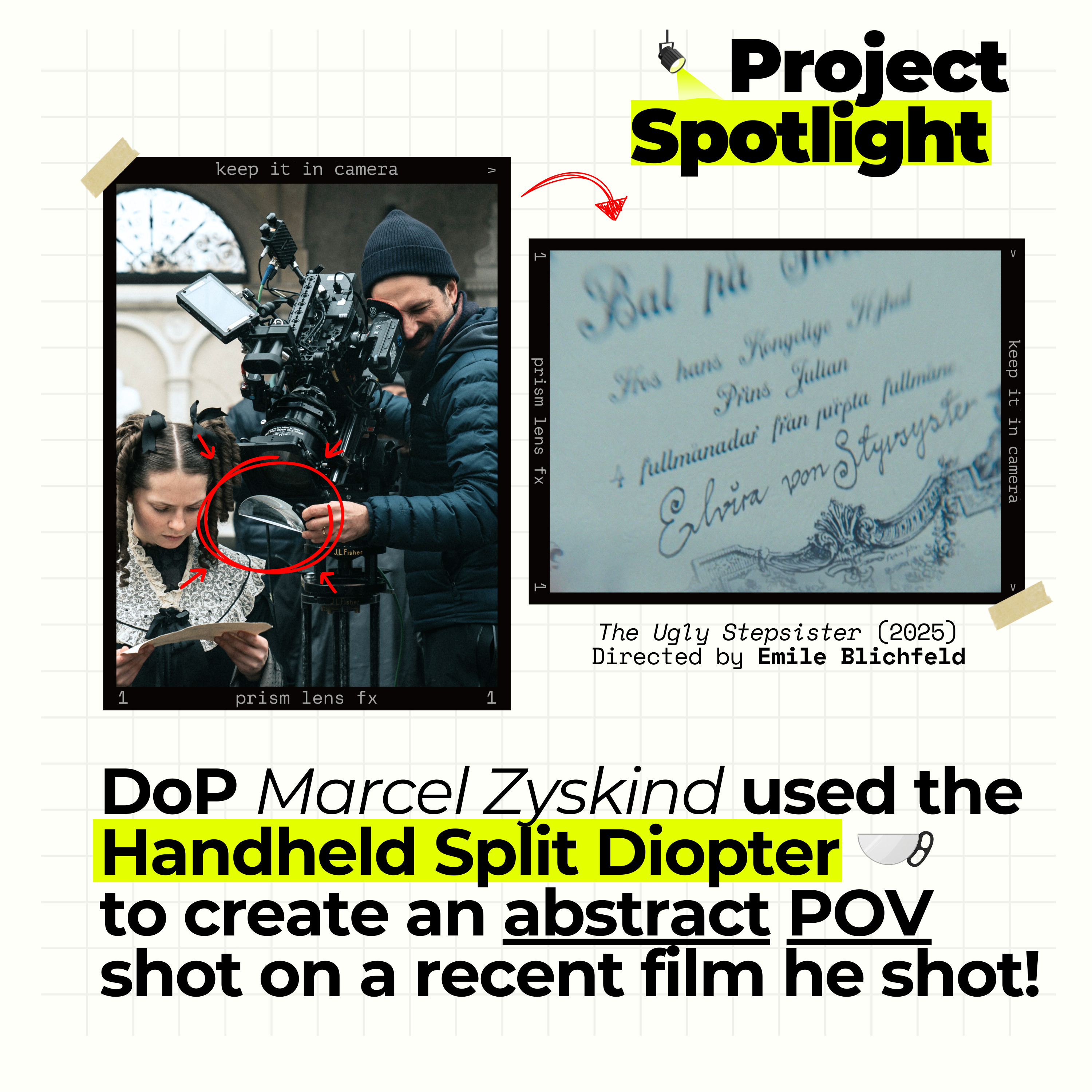 Handheld Split Diopter FX Filter
