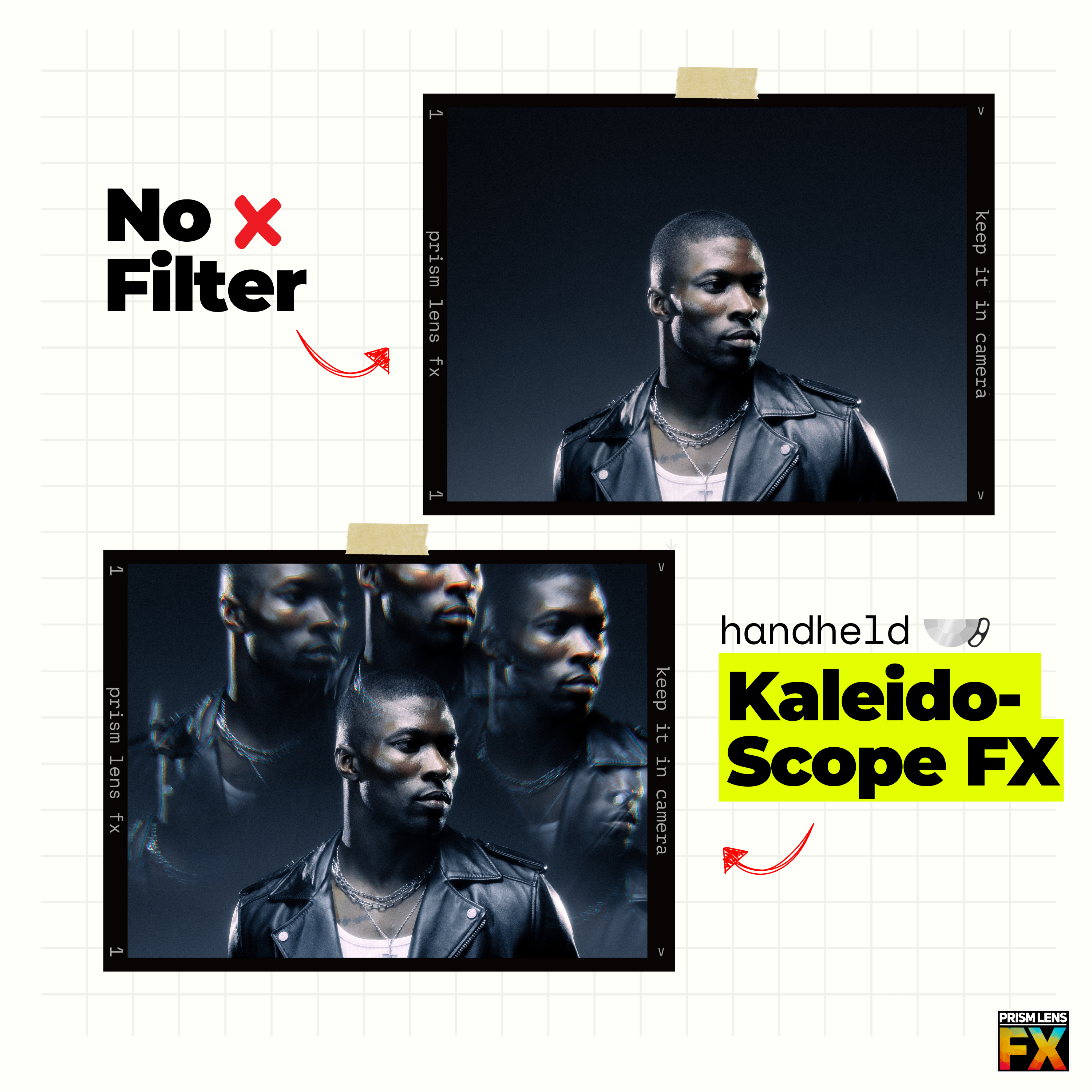 Handheld Kaleidoscope FX Filter