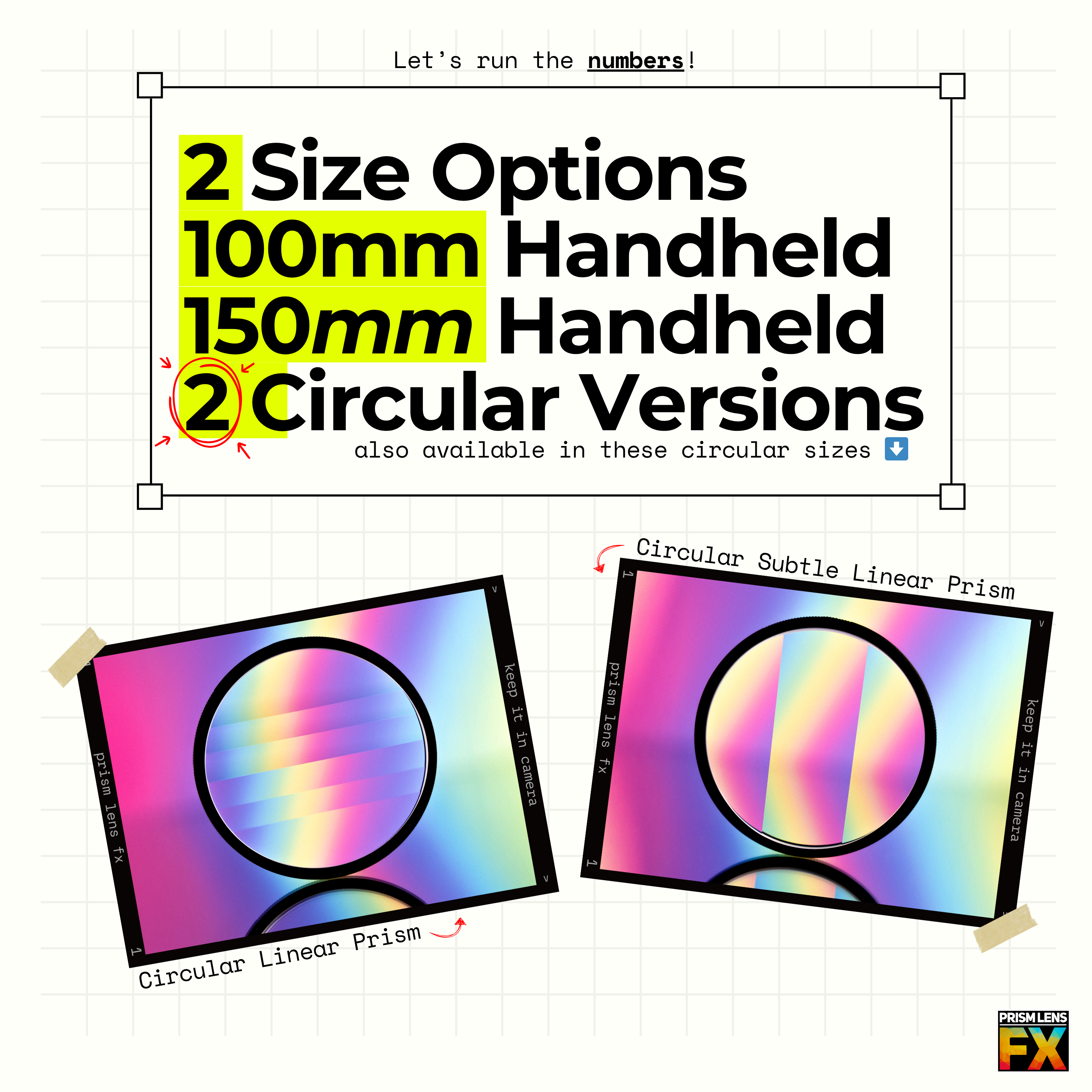Handheld Linear Prism